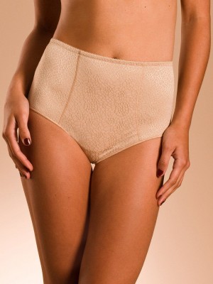 Beige Brown Chantelle C Magnifique Smoothing Full Women Briefs | NLI2290NH