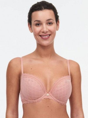 Beige Chantelle C Chic Sexy Underwire Women Bras | WVW1656PW