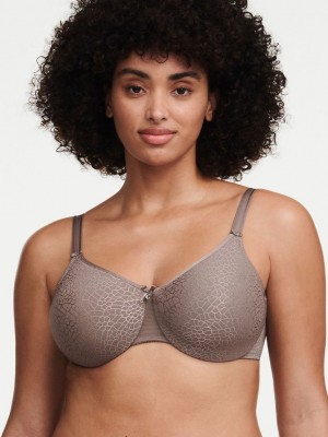 Beige Chantelle C Magnifique Seamless Minimizer Women Unlined Bra | RJK1390LY