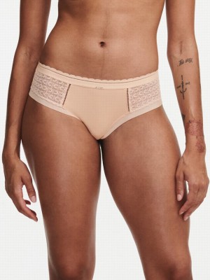 Beige Pink Chantelle Monogram Women Hipster Panty | YAC3540HO