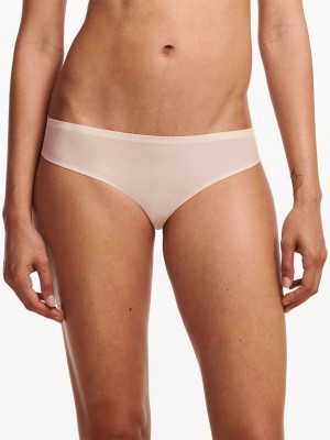 Beige Pink Chantelle SoftStretch Women Bikini Panty | DIQ6576IV