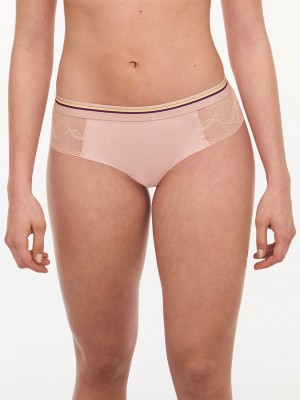 Beige Rose Chantelle Paola Women Hipster Panty | UNF8349XK