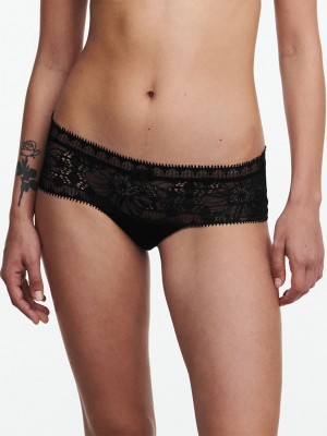 Black Chantelle Day to Night Women Hipster Panty | EZC849VW