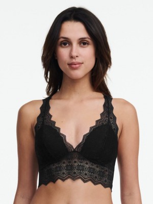 Black Chantelle Georgia Women Bralettes | BVJ1878HB