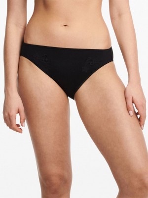 Black Chantelle Hedona Women Bikini Bottoms | STA7514PO