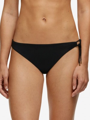 Black Chantelle Inspire Cheeky Swim Women Bikini Bottoms | HJU5214RH