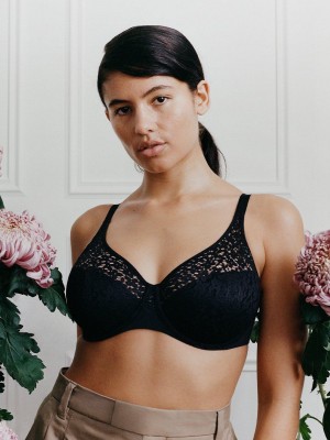 Black Chantelle Norah Comfort Underwire Women Bras | PUB2077SN