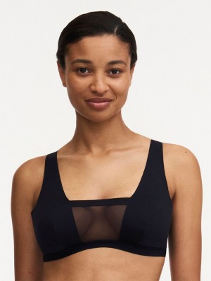 Black Chantelle One Women Bralettes | DWU54100HT