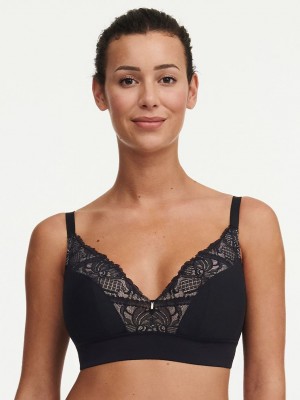 Black Chantelle Orangerie Dream Wireless Women Bras | NMW778JC