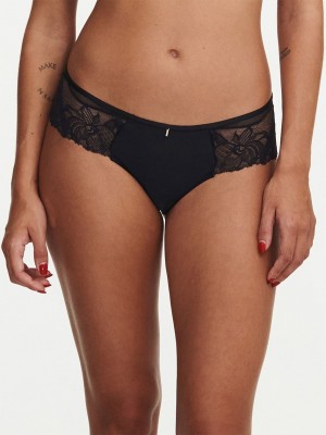 Black Chantelle Orangerie Dream Women Hipster Panty | SJR6152RS