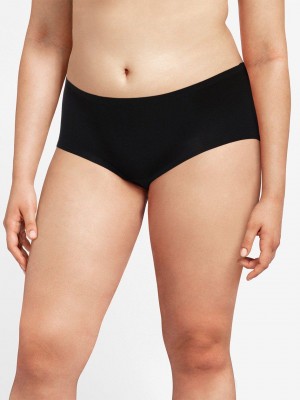 Black Chantelle SoftStretch Full Women Hipster Panty | LRV6847CH