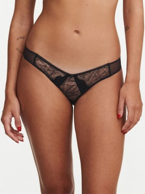 Black Chantelle Spark Women Bikini Panty | EVB1784MM