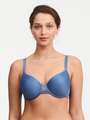 Blue Chantelle C Jolie Comfort Convertible Women T-Shirt Bra | GNY2095MT