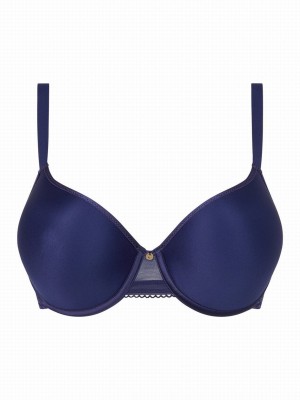 Blue Chantelle C Jolie Comfort Convertible Women T-Shirt Bra | CLJ1646IB