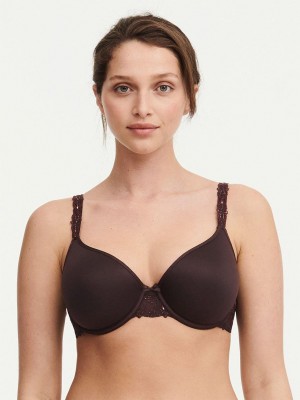 Brown Chantelle Champs Elysees Smooth Custom Fit Women Bras | GED2689MG