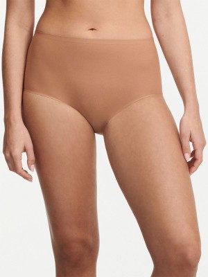 Coffee Chantelle SoftStretch Women Briefs | JQK910JD