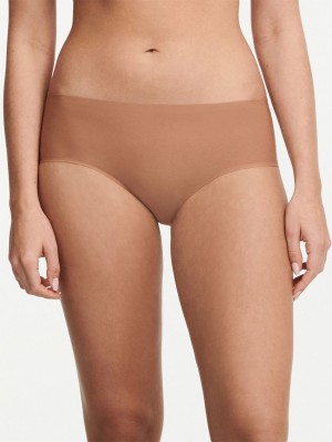 Coffee Chantelle SoftStretch Women Hipster Panty | WBL748XJ