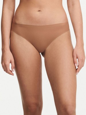 Coffee Chantelle SoftStretch Women Thong Panty | WBG1944KP