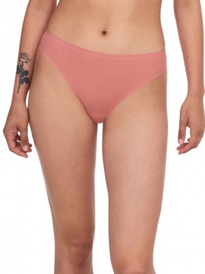 Coral Chantelle SoftStretch Women Thong Panty | BMO6412PG