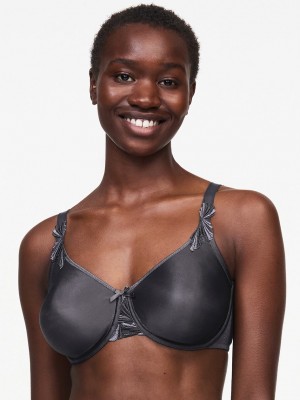 Deep Grey Chantelle Hedona Seamless Minimizer Women Unlined Bra | HEF4821TM