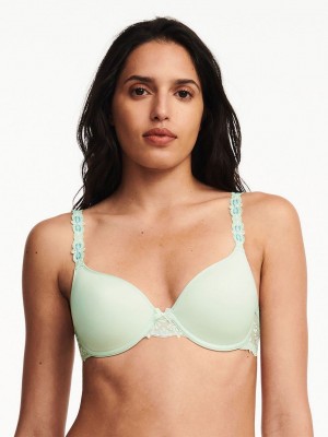 Green Chantelle Champs Elysees Smooth Custom Fit Women Bras | YEA2110CI