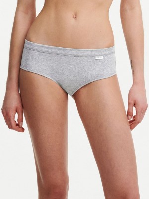 Grey Chantelle Cotton Comfort Women Hipster Panty | AJA5683QE