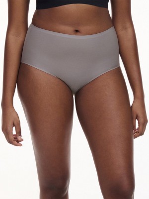 Grey Chantelle SoftStretch Women Briefs | WVN3312BM