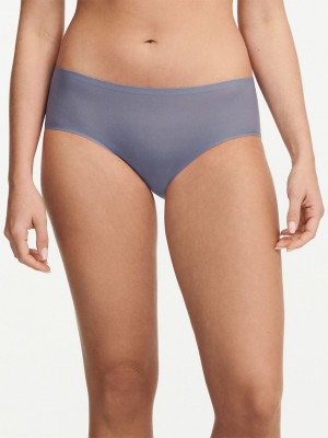 Grey Chantelle SoftStretch Women Hipster Panty | HKL2695YK