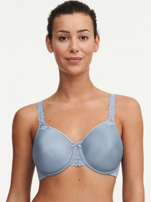 Grey White Chantelle Hedona Seamless Minimizer Women Unlined Bra | BAD10050EM