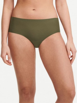 Khaki Green Chantelle SoftStretch Women Hipster Panty | JDD9885FZ