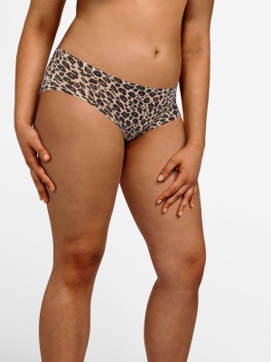 Leopard Beige Chantelle SoftStretch Women Hipster Panty | NEG190JT