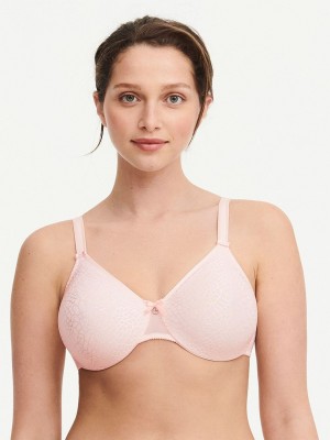 Pink Chantelle C Magnifique Seamless Minimizer Women Unlined Bra | QBG3139LX