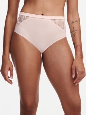 Pink Chantelle Orangerie Dream High Waist Women Briefs | NAJ4672EG