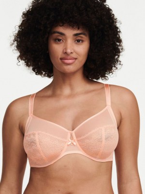 Pink Chantelle Revele Moi Perfect Fit Underwire Women Bras | FLW4793UU