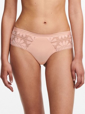 Pink Chantelle Sofie Lace Women Hipster Panty | CKH7279DV