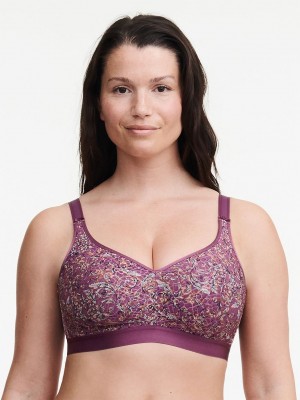 Purple Chantelle C Magnifique Full Bust Wirefree Women Bras | GZG923JA