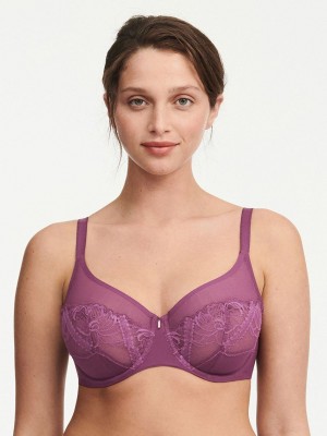 Purple Chantelle Orangerie Dream Full Coverage Underwire Women Bras | CVF5836QC