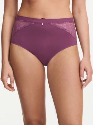 Purple Chantelle Orangerie Dream High Waist Women Briefs | YJU8759CZ