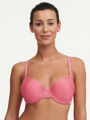 Rose Pink Chantelle C Jolie Comfort Convertible Women T-Shirt Bra | XHG8815CP