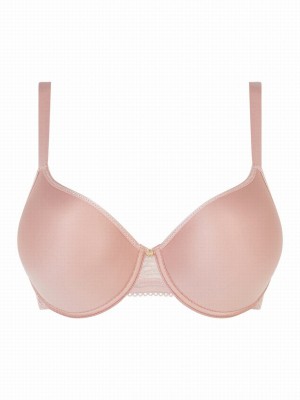 Rose Pink Chantelle C Jolie Comfort Convertible Women T-Shirt Bra | GXS826QU