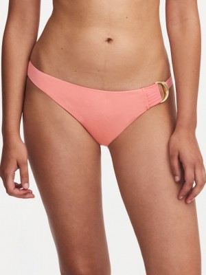 Rose Pink Chantelle Celestial Cheeky Swim Women Bikini Bottoms | MBZ2670XO