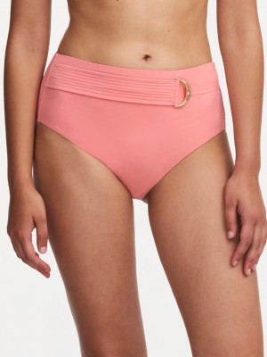 Rose Pink Chantelle Celestial Full Swim Women Bikini Bottoms | OIB4829XF