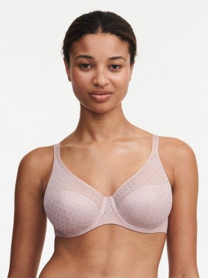 Rose Pink Chantelle Norah Chic Underwire Women Bras | OFE4544WG