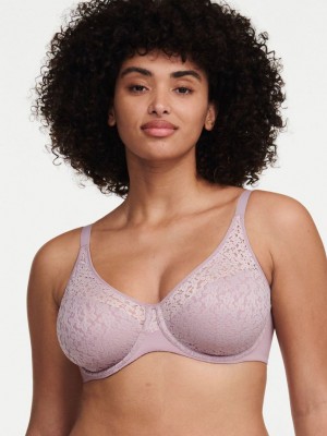 Rose Pink Chantelle Norah Comfort Underwire Women Bras | PII8350RC