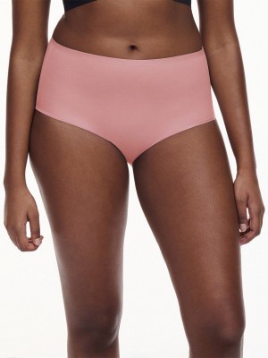 Rose Pink Chantelle SoftStretch Women Briefs | NTB5658XU