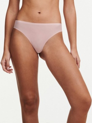 Rose Pink Chantelle SoftStretch Women Thong Panty | PSH9572CU