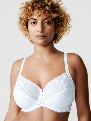 White Chantelle Day to Night Full Coverage Women Unlined Bra | PWA1770ZD