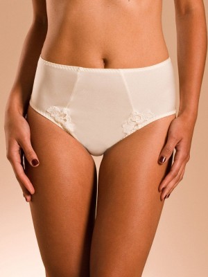 White Chantelle Hedona Smoothing Full Women Briefs | TPG6591IL