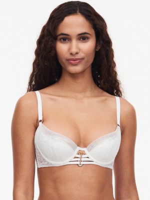 White Chantelle Impulse Push-up Women Bra | NDM7921TV