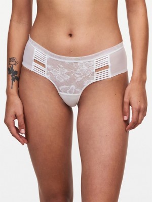 White Chantelle Impulse Women Hipster Panty | HKJ7753JM